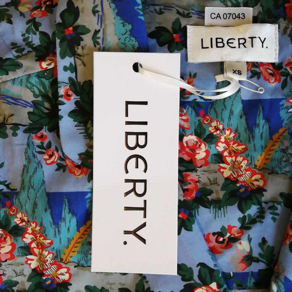 ☀️3xHP☀️Liberty| Button Down Short Shirt - Picture 4 of 7